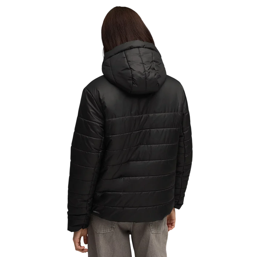 Puma Essentials Hooded Padded Jacket Kadın Siyah Mont - 2