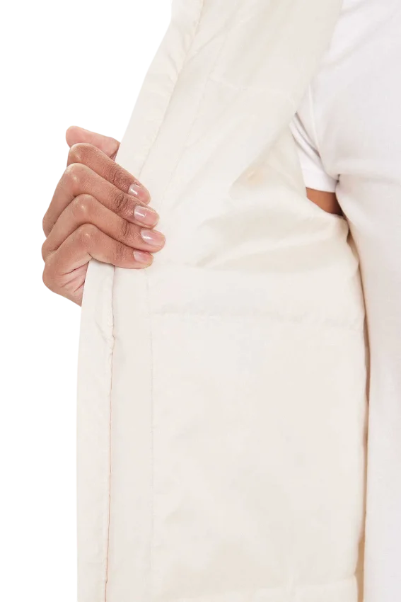 Puma Essentials Light Padded Kadın Bej Mont - 5