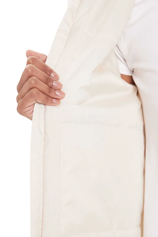 Puma Essentials Light Padded Kadın Bej Mont - 5