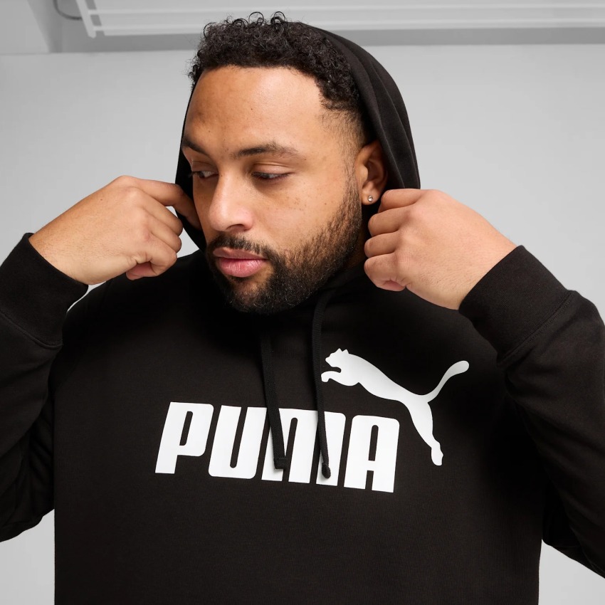 Puma Essentials No. 1 Logo Siyah Erkek Sweatshirt - 2