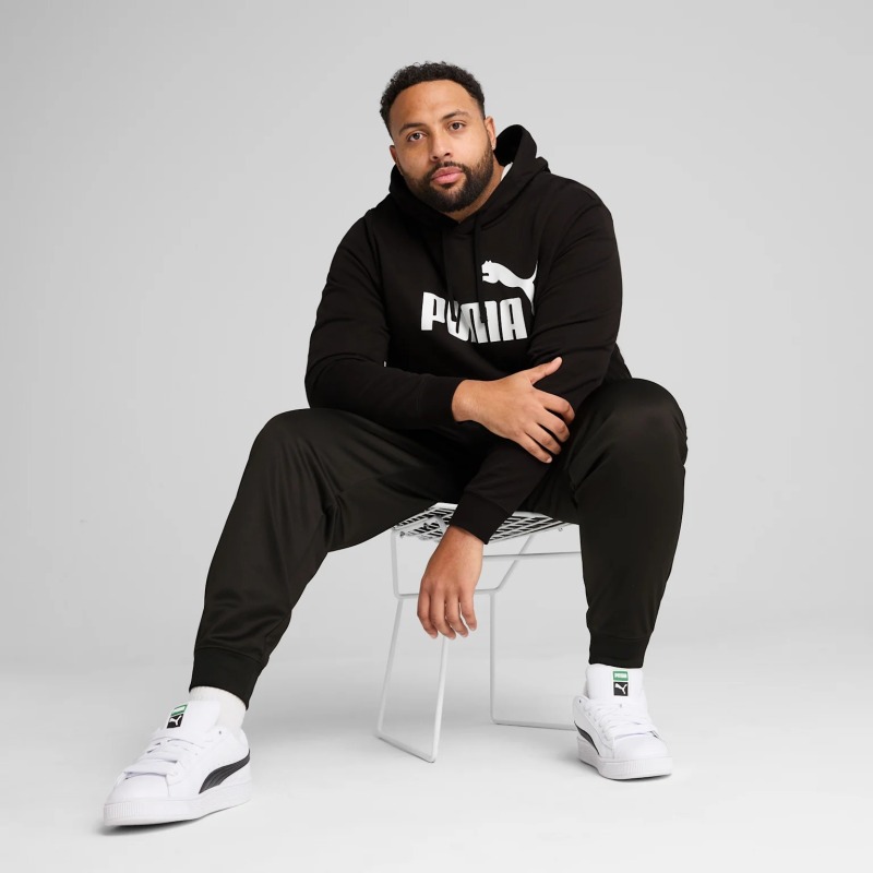 Puma Essentials No. 1 Logo Siyah Erkek Sweatshirt - 3