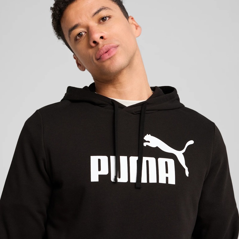 Puma Essentials No. 1 Logo Siyah Erkek Sweatshirt - 5