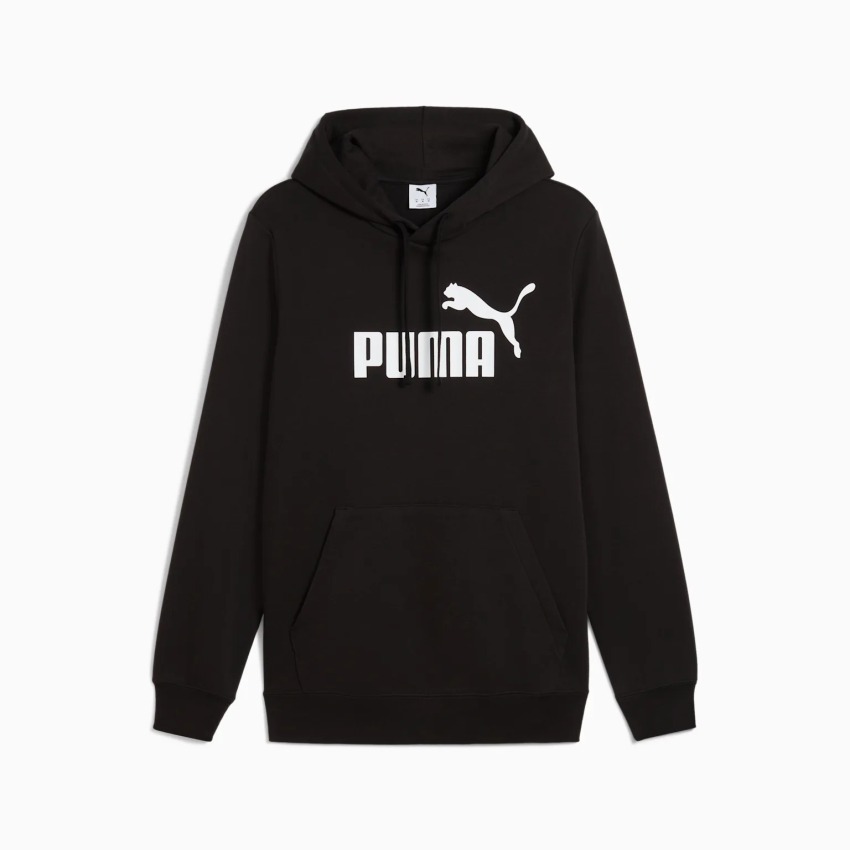 Puma Essentials No. 1 Logo Siyah Erkek Sweatshirt - 6