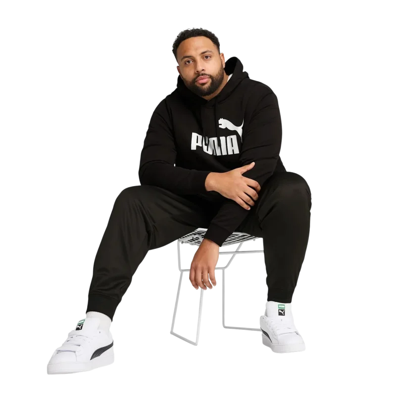 Puma Essentials No. 1 Logo Siyah Erkek Sweatshirt - 3