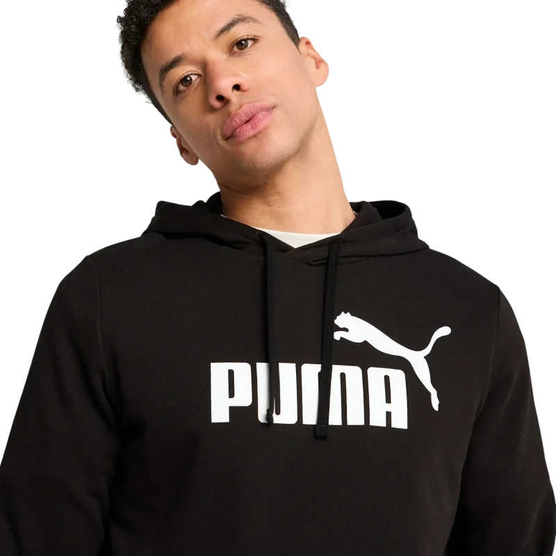 Puma Essentials No. 1 Logo Siyah Erkek Sweatshirt - 5