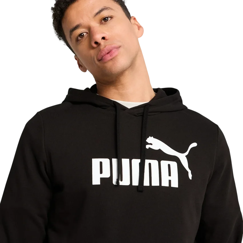 Puma Essentials No. 1 Logo Siyah Erkek Sweatshirt - 5