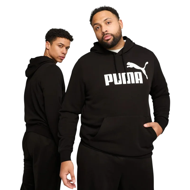 Puma Essentials No. 1 Logo Siyah Erkek Sweatshirt - 1