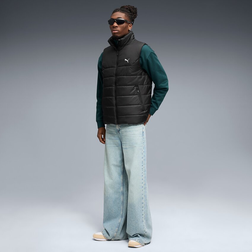 Puma Essentials Padded Erkek Siyah Yelek - 3