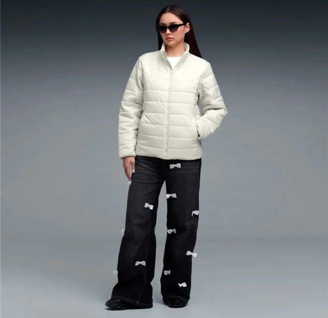 Puma Essentials Padded Kadın Bej Mont - 3