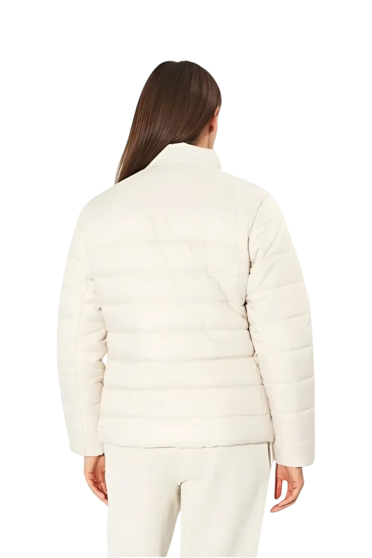 Puma Essentials Padded Kadın Bej Mont - 5