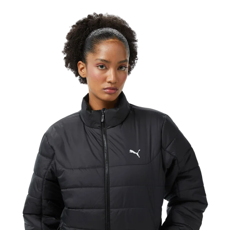 Puma Essentials Padded Kadın Siyah Mont - 5