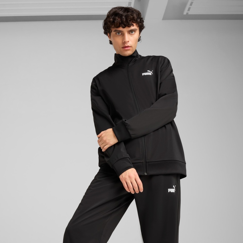 Puma Essentials Poly Suit Siyah Erkek Eşofman Takımı - 1