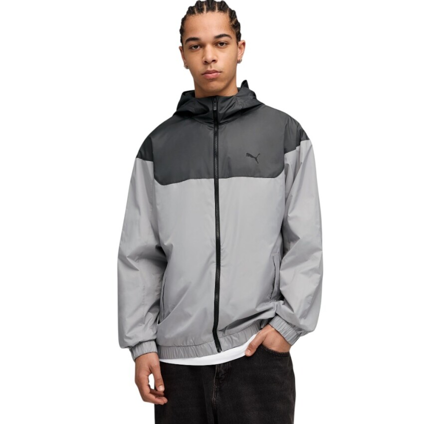 Puma Essentials Regular Gri Erkek Rüzgarlık - 1