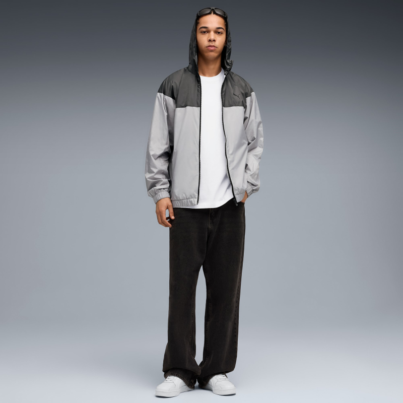 Puma Essentials Regular Gri Erkek Rüzgarlık - 3