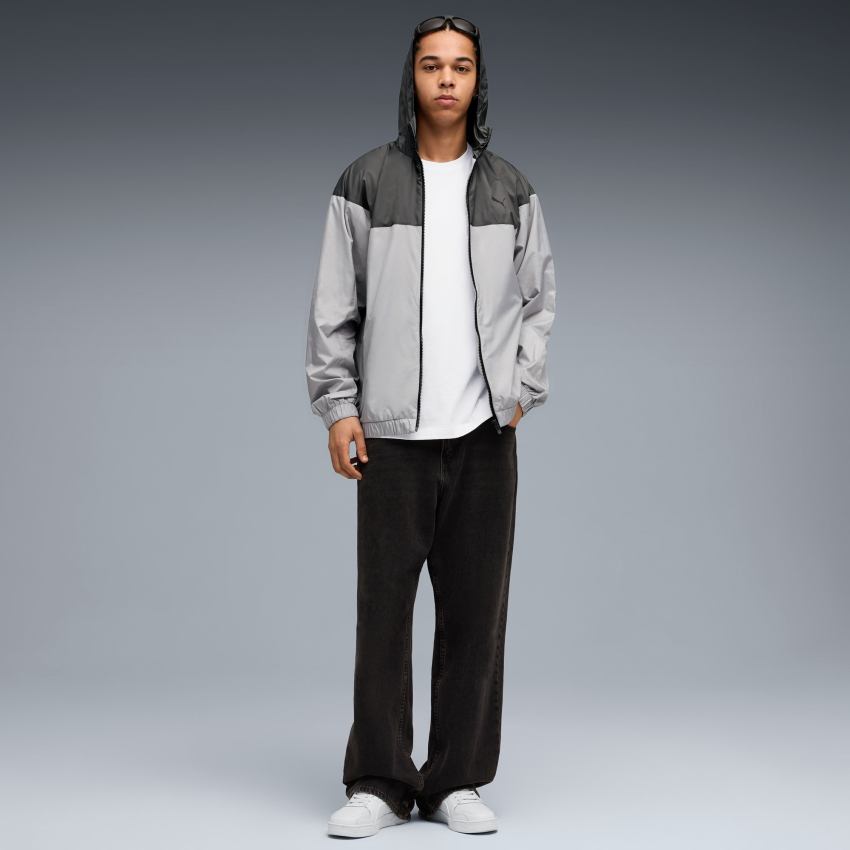 Puma Essentials Regular Gri Erkek Rüzgarlık - 3