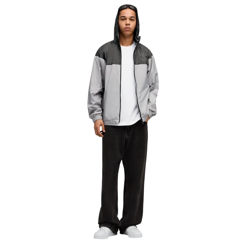 Puma Essentials Regular Gri Erkek Rüzgarlık - 3