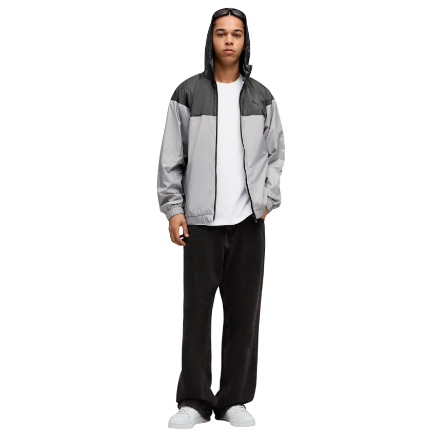 Puma Essentials Regular Gri Erkek Rüzgarlık - 3