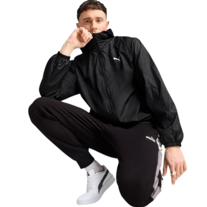 Puma Essentials Regular Siyah Erkek Rüzgarlık - 1