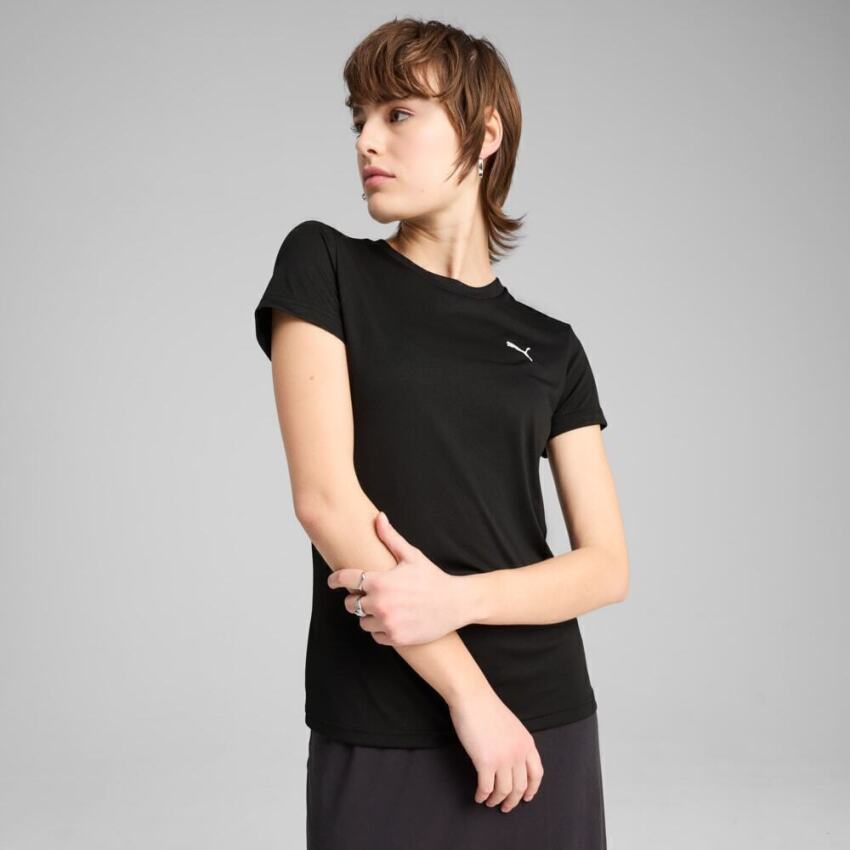 Puma Essentials Siyah Kadın Tshirt - 1