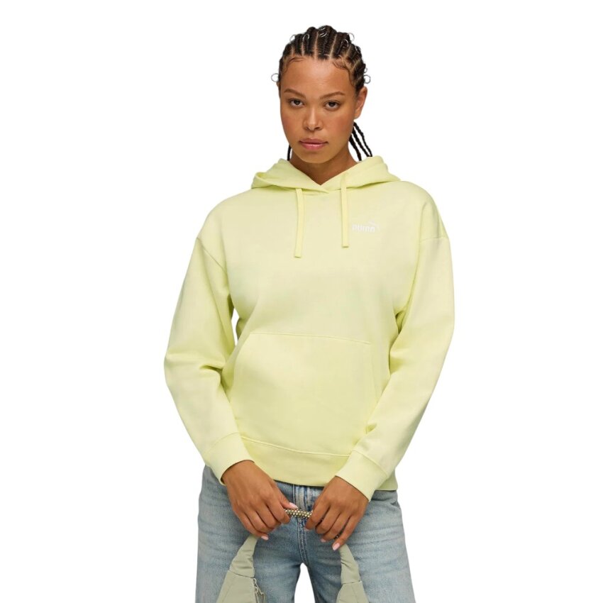 Puma Essentials Small No. 1 Logo Kadın Sarı Sweatshirt - 1