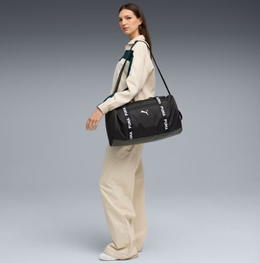 Puma Essentials Training 28.5L Barrel Siyah Kadın Spor Çantası - 2
