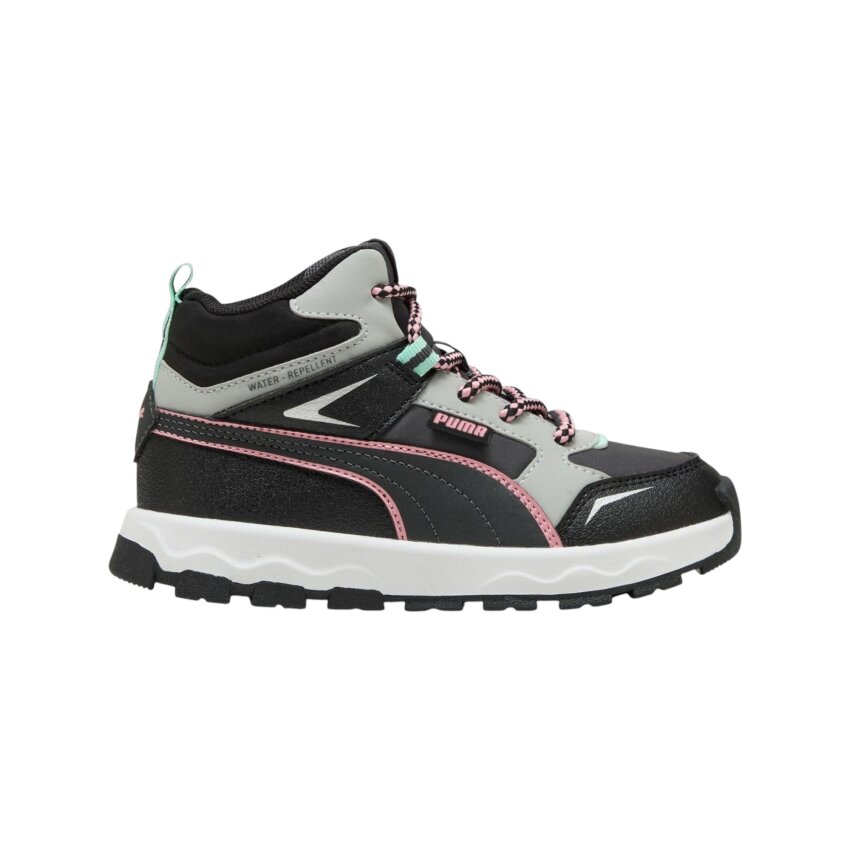 Puma Evolve Trail PS Gri-Pembe Çocuk Günlük Ayakkabı - 1