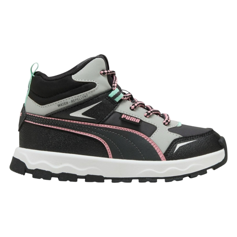 Puma Evolve Trail PS Gri-Pembe Çocuk Günlük Ayakkabı 