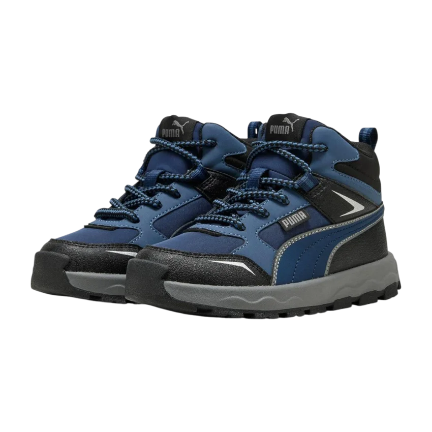 Puma Evolve Trail PS Mavi Çocuk Günlük Ayakkabı - 3