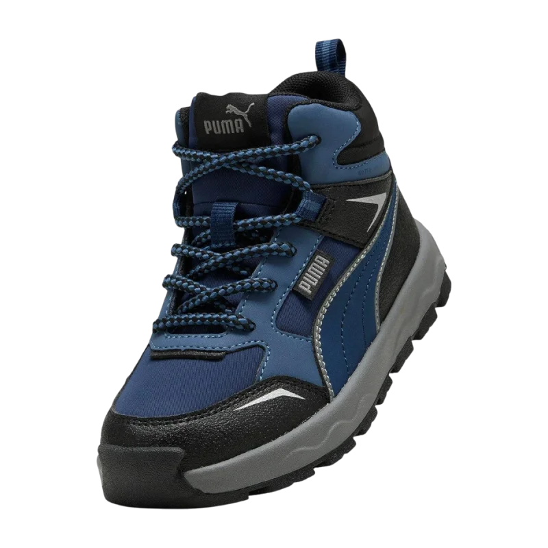 Puma Evolve Trail PS Mavi Çocuk Günlük Ayakkabı - 4