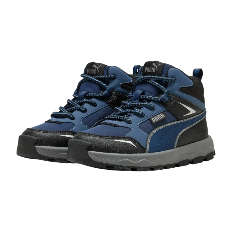 Puma Evolve Trail PS Mavi Çocuk Günlük Ayakkabı - 3