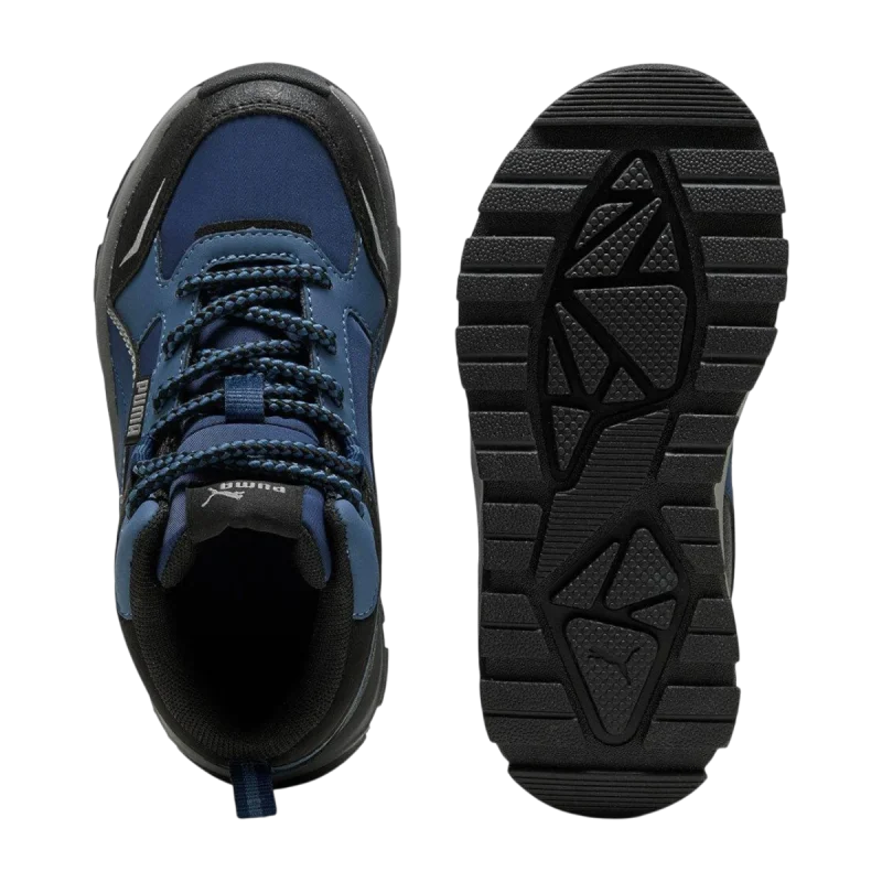 Puma Evolve Trail PS Mavi Çocuk Günlük Ayakkabı - 5