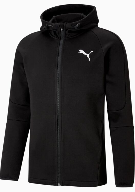 Puma EVOSTRIPE Core FZ Hoodie SİYAH Erkek Eşofman Üstü - 4