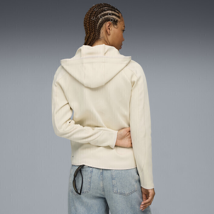 Puma Evostripe Full-Zip Hoodie Bej Kadın Sweatshirt - 2