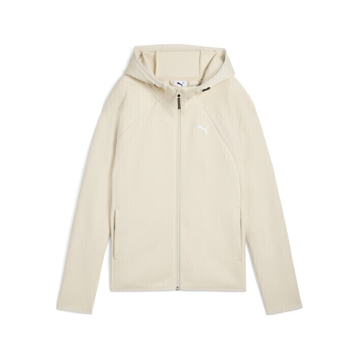 Puma Evostripe Full-Zip Hoodie Bej Kadın Sweatshirt - 4