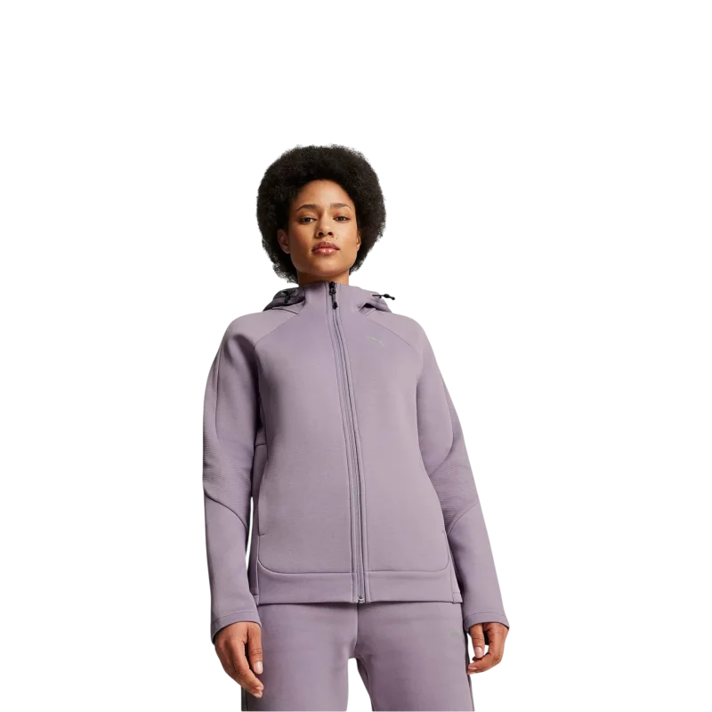 Puma Evostripe Full-Zip Hoodie Mor Kadın Sweatshirt 