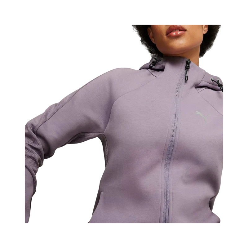 Puma Evostripe Full-Zip Hoodie Mor Kadın Sweatshirt - 3