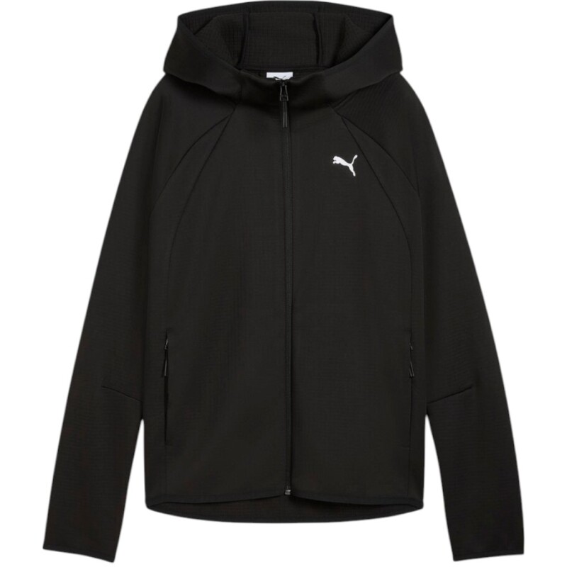 Puma Evostripe Full-Zip Hoodie Siyah Kadın Sweatshirt - 1