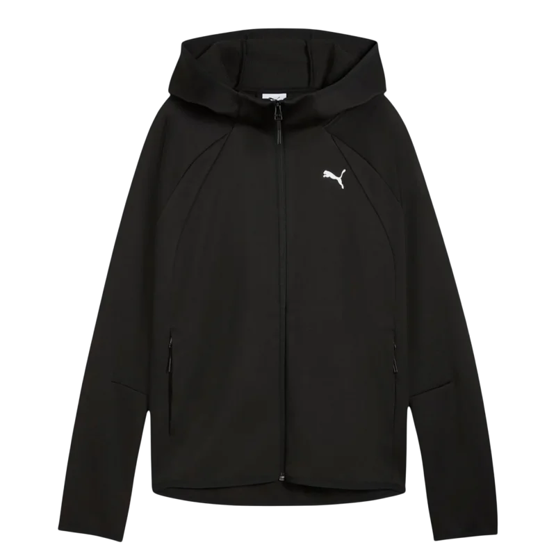 Puma Evostripe Full-Zip Hoodie Siyah Kadın Sweatshirt - 1