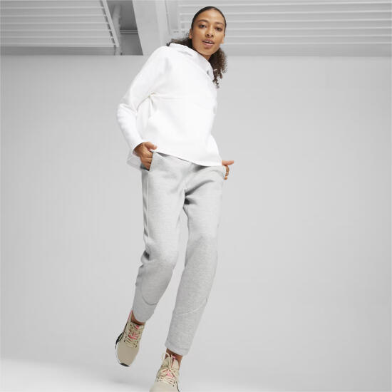 Puma EVOSTRIPE Hoodie BEYAZ Kadın Sweatshirt - 4