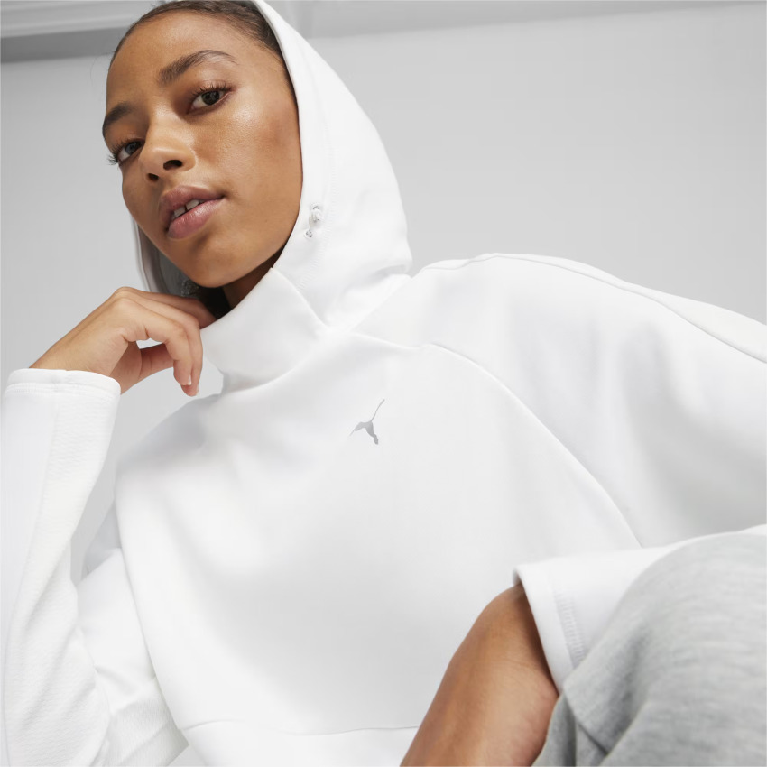 Puma EVOSTRIPE Hoodie BEYAZ Kadın Sweatshirt - 2