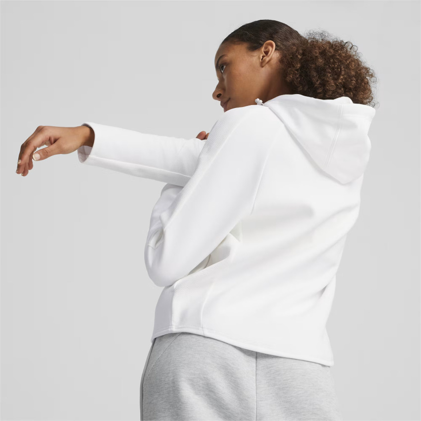 Puma EVOSTRIPE Hoodie BEYAZ Kadın Sweatshirt - 3