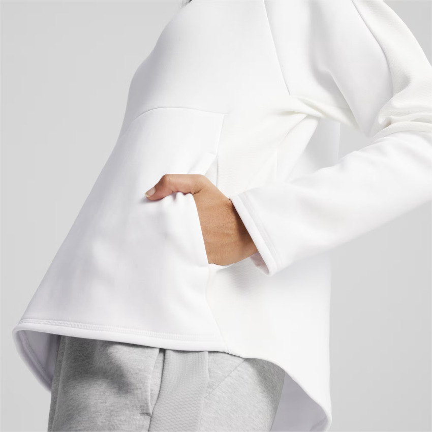 Puma EVOSTRIPE Hoodie BEYAZ Kadın Sweatshirt - 5