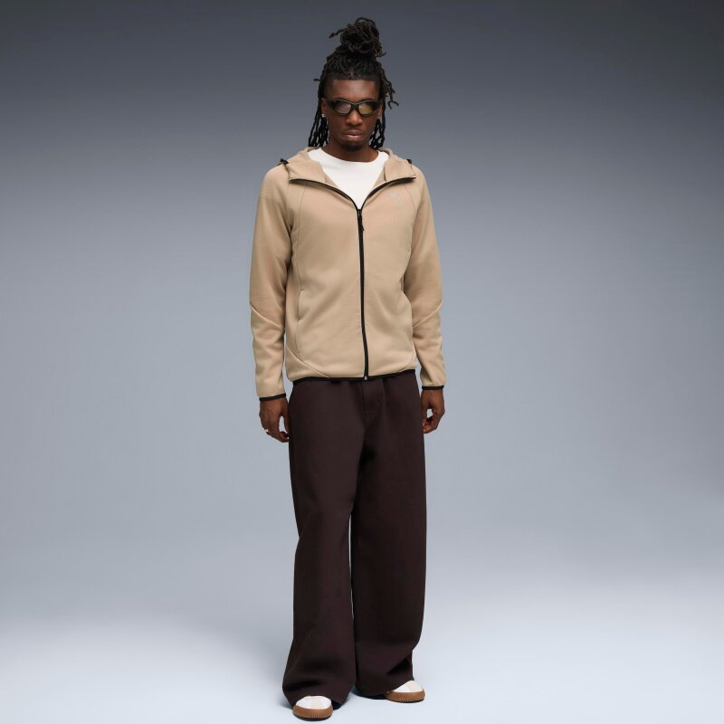 Puma Evostripe Warm FZ Erkek Kahverengi Sweatshirt - 3