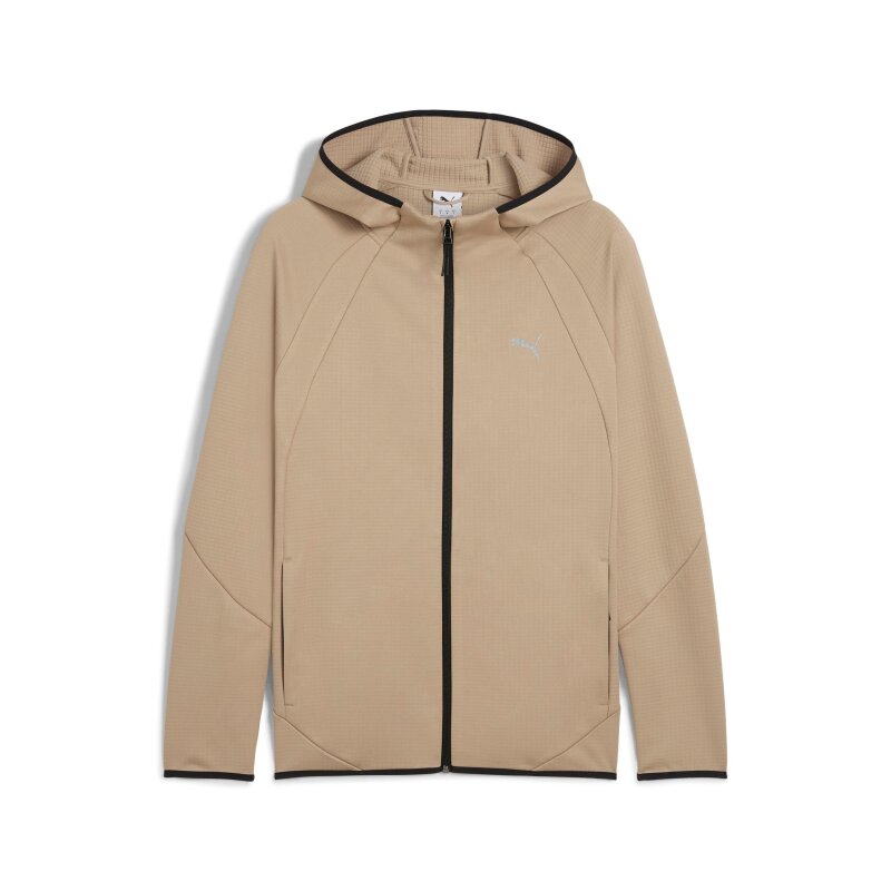 Puma Evostripe Warm FZ Erkek Kahverengi Sweatshirt - 4