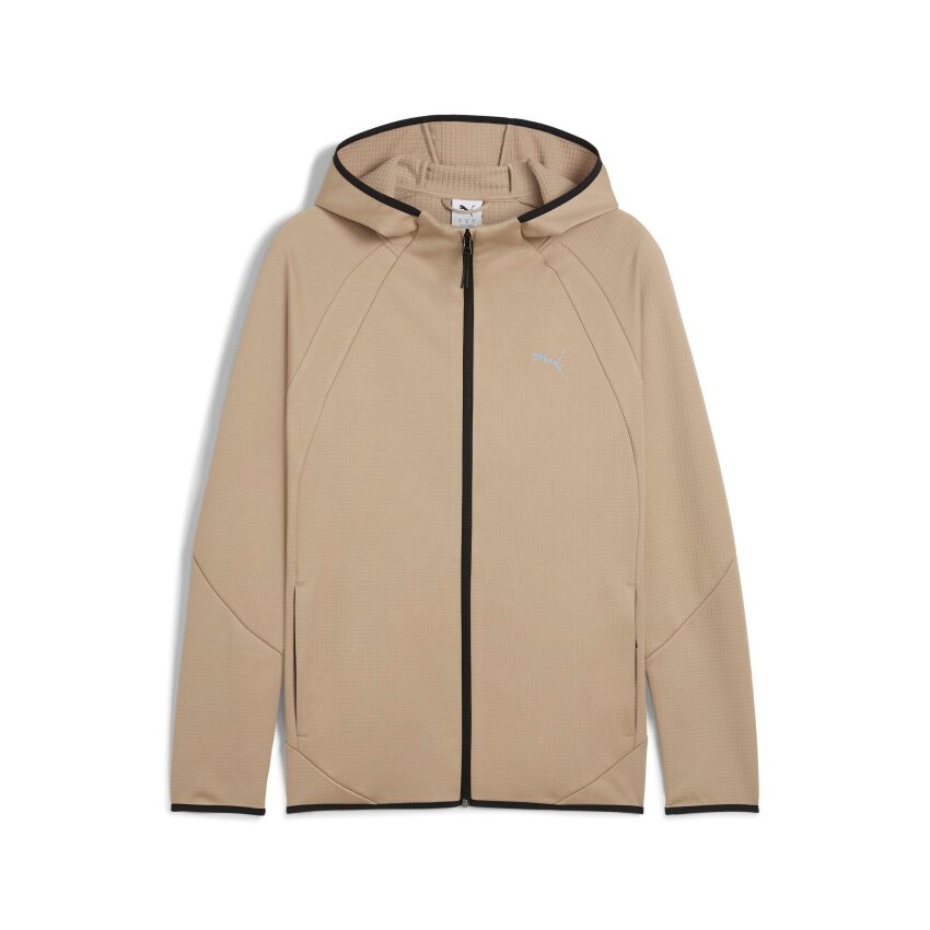 Puma Evostripe Warm FZ Erkek Kahverengi Sweatshirt - 4