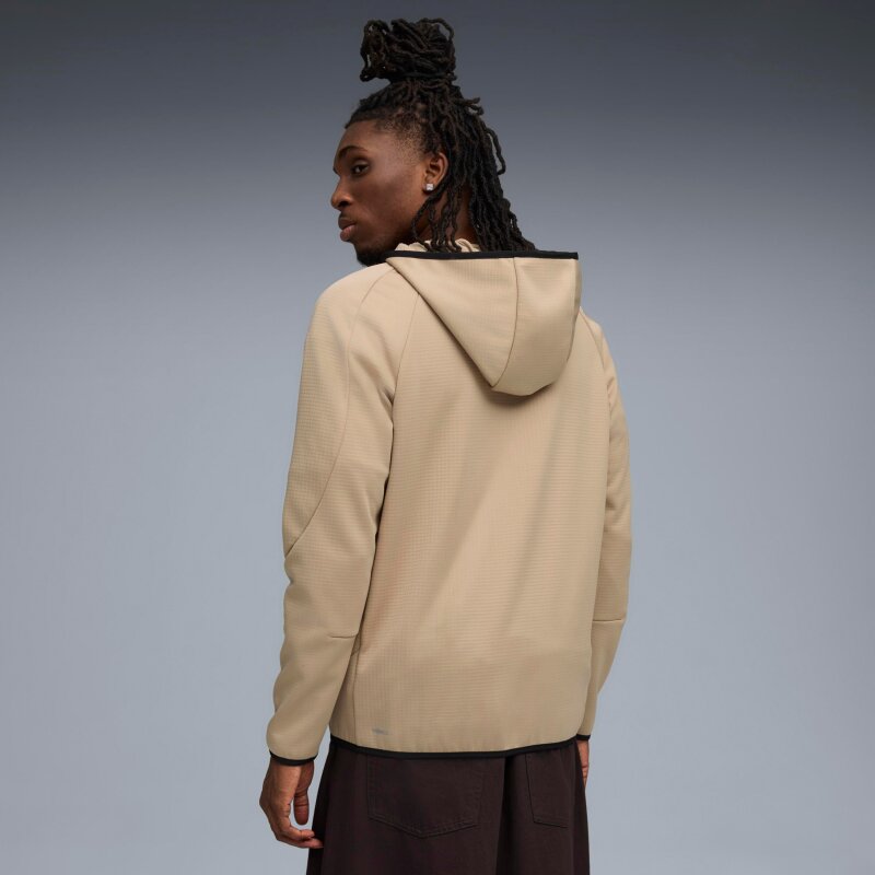 Puma Evostripe Warm FZ Erkek Kahverengi Sweatshirt - Puma (1)