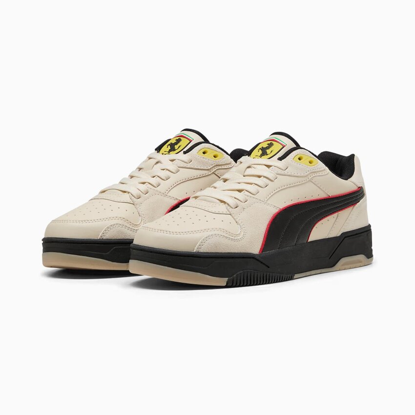 Puma Ferrari Break Low Bej Erkek Sneaker Ayakkabı - 3