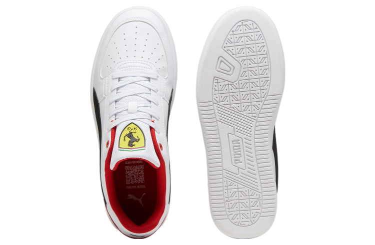 Puma Ferrari Caven 2.0 Siyah Erkek Sneaker Ayakkabı - 5