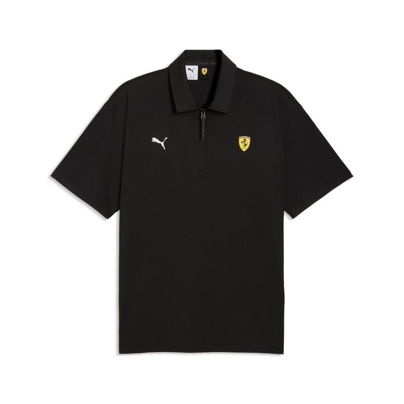 Puma Ferrari Cloudspun Siyah Erkek Polo Tshirt - 1