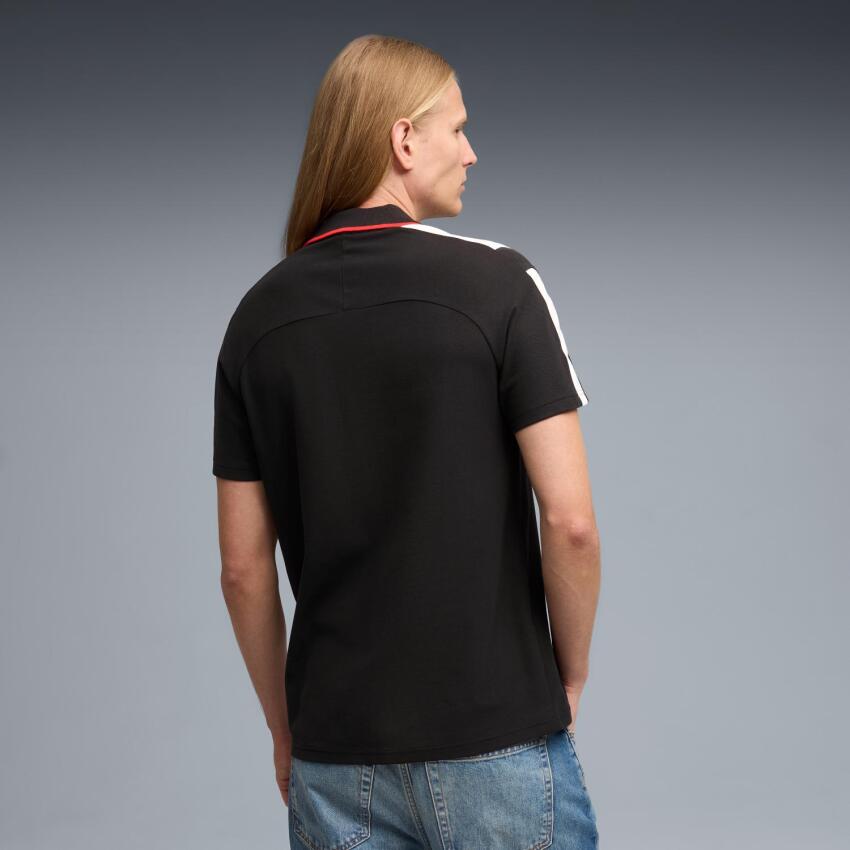 Puma Ferrari MT7 Polo Siyah Erkek Polo Tshirt - 4
